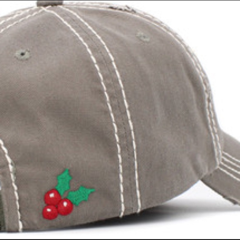 “THIS IS AS MERRY AS I GET” WASHED VINTAGE BALLCAP - Picture 9 of 10